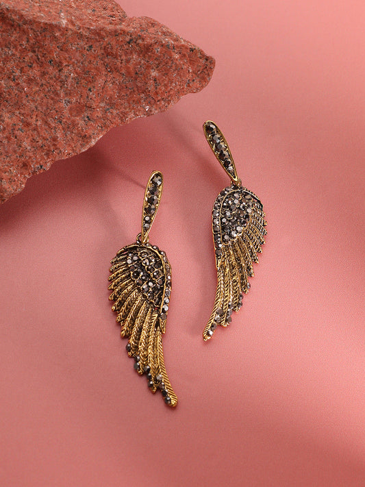 Gold-Plated Drop Earrings