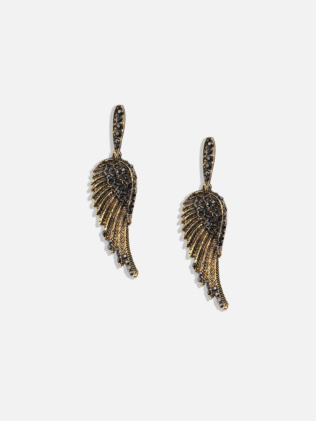 Gold-Plated Drop Earrings