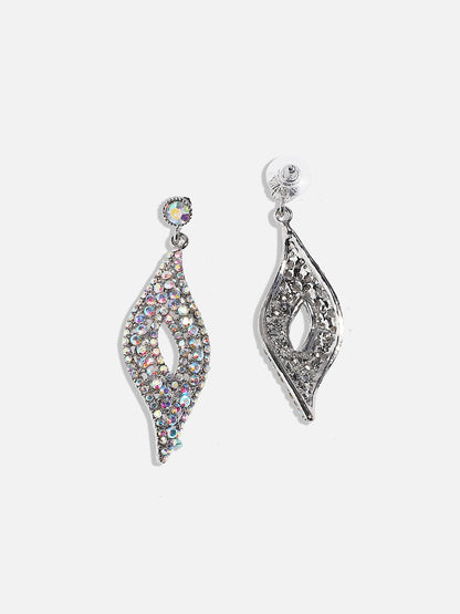 Set of 2 Gold-Plated Enamelled Drop Earrings