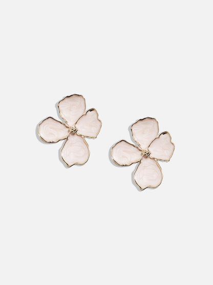 Gold-Plated Contemporary Studs Earrings