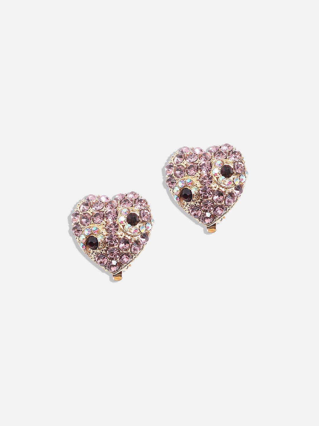 Gold-Plated Contemporary Studs Earrings