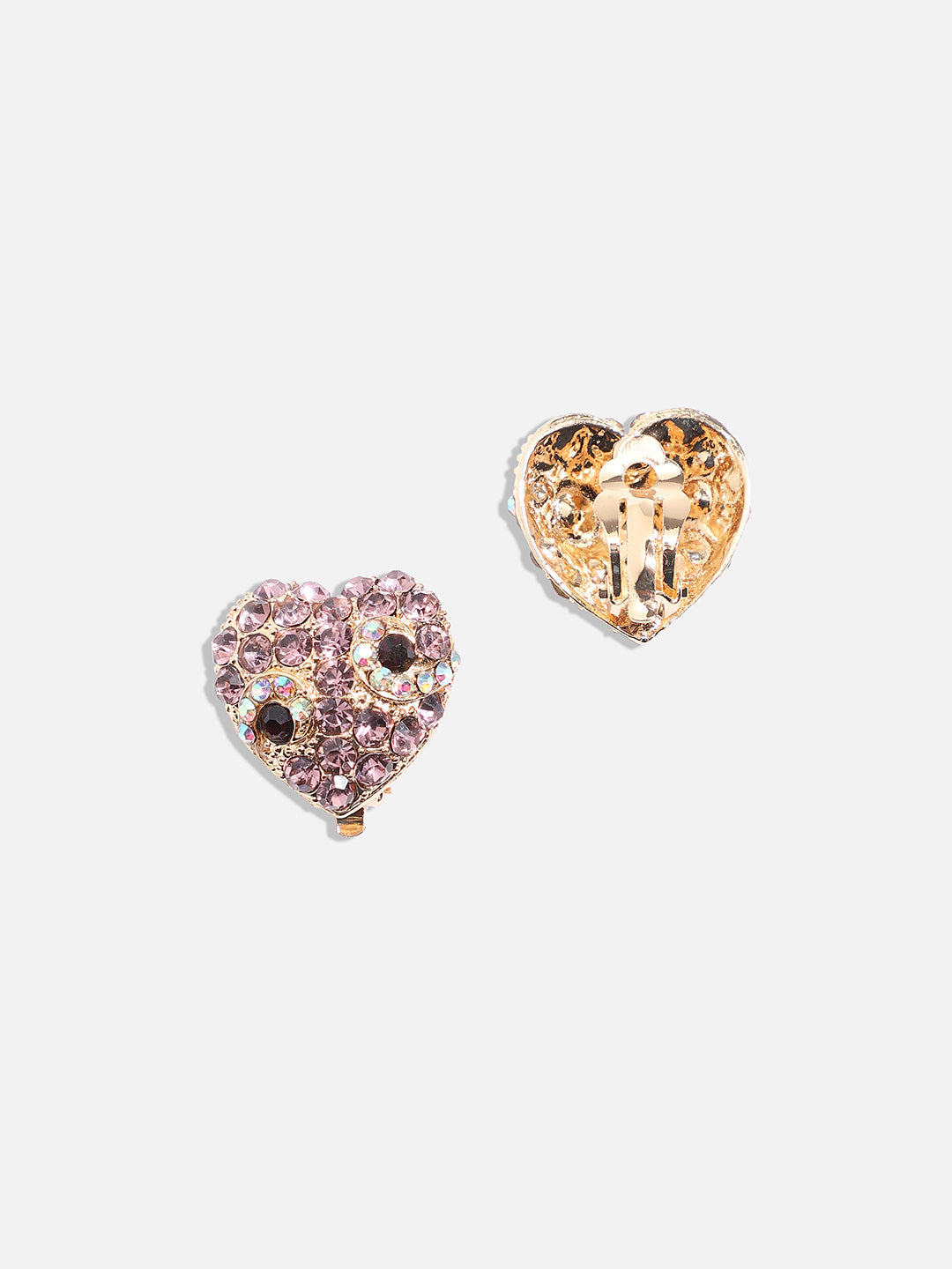 Gold-Plated Contemporary Studs Earrings