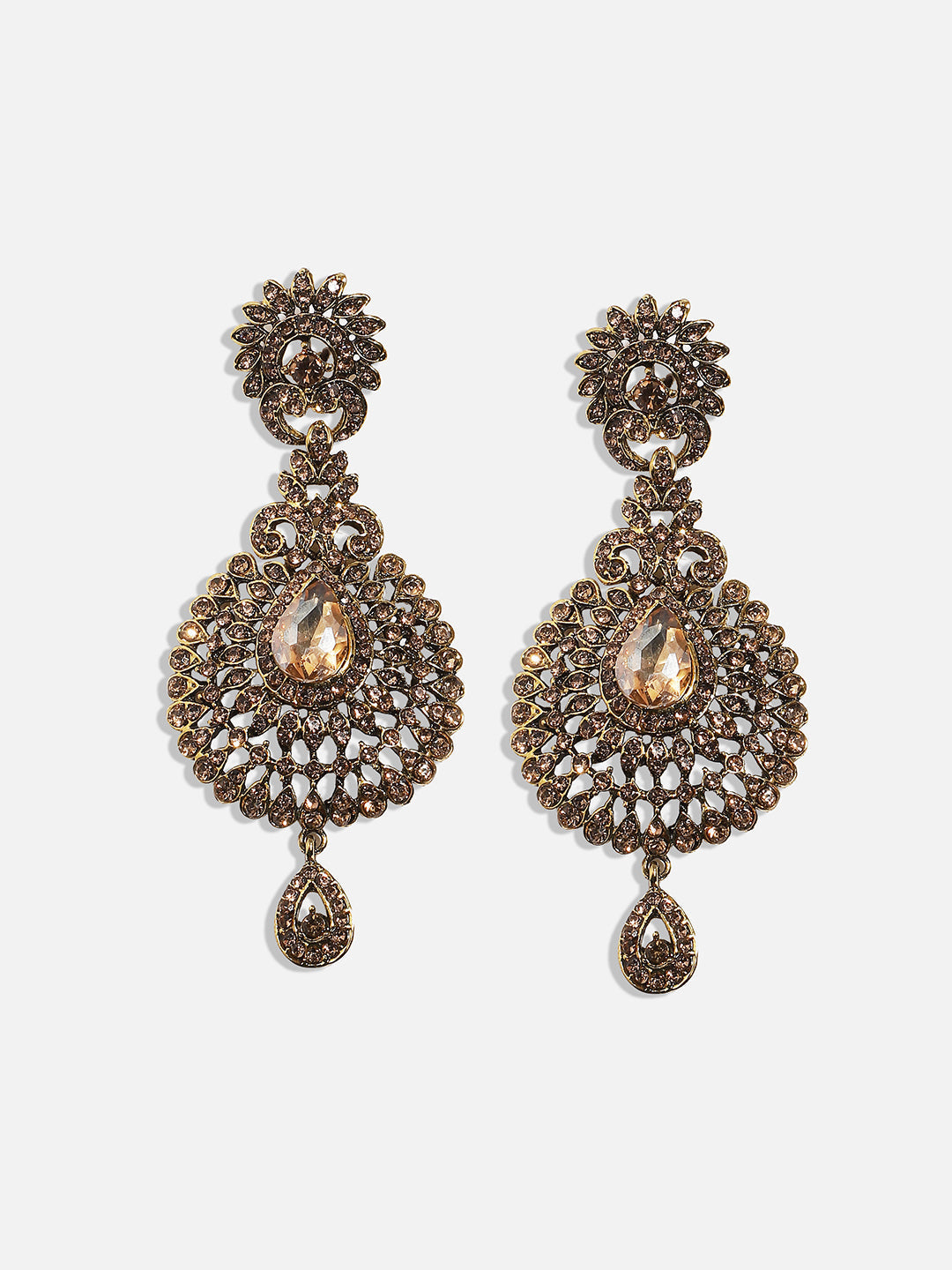 Gold-Plated Drop Earrings