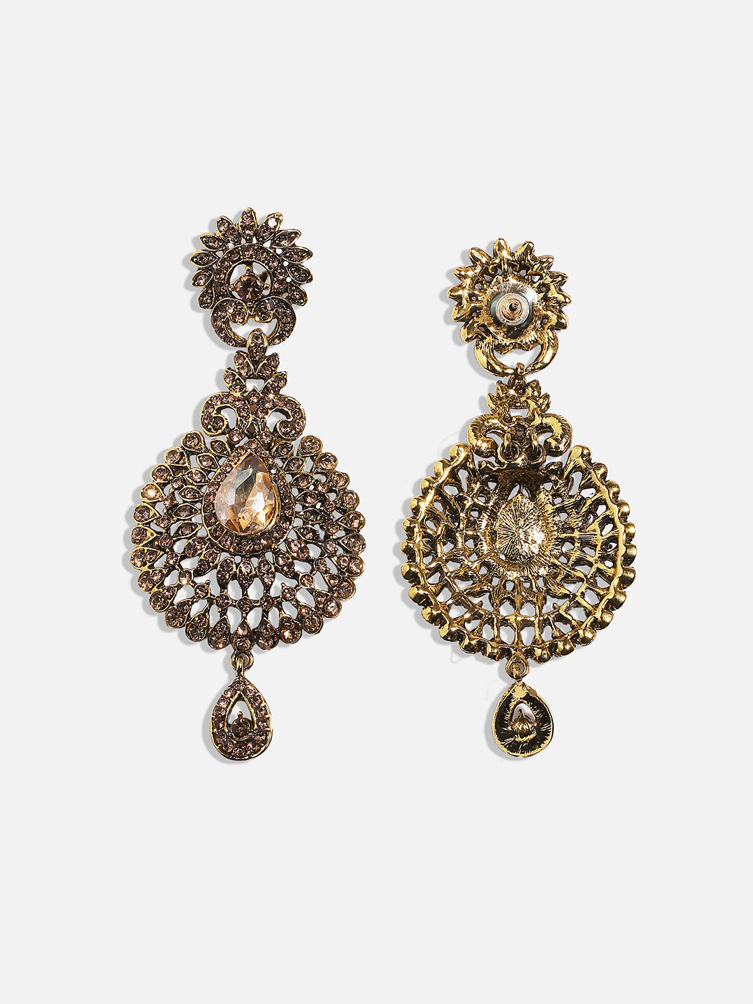 Gold-Plated Drop Earrings