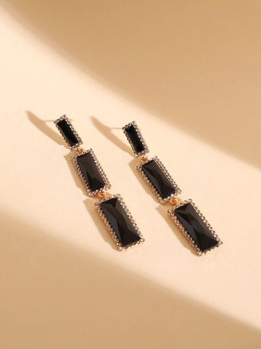Gold-Plated Drop Earrings