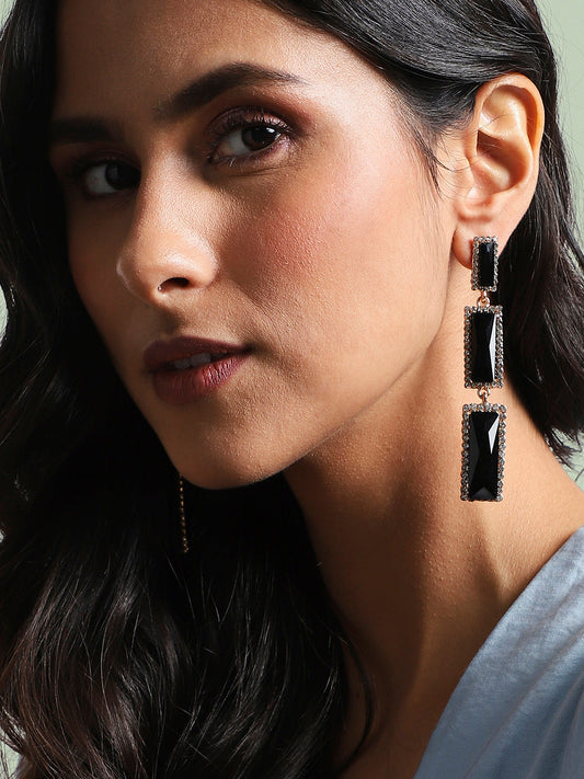 Gold-Plated Drop Earrings