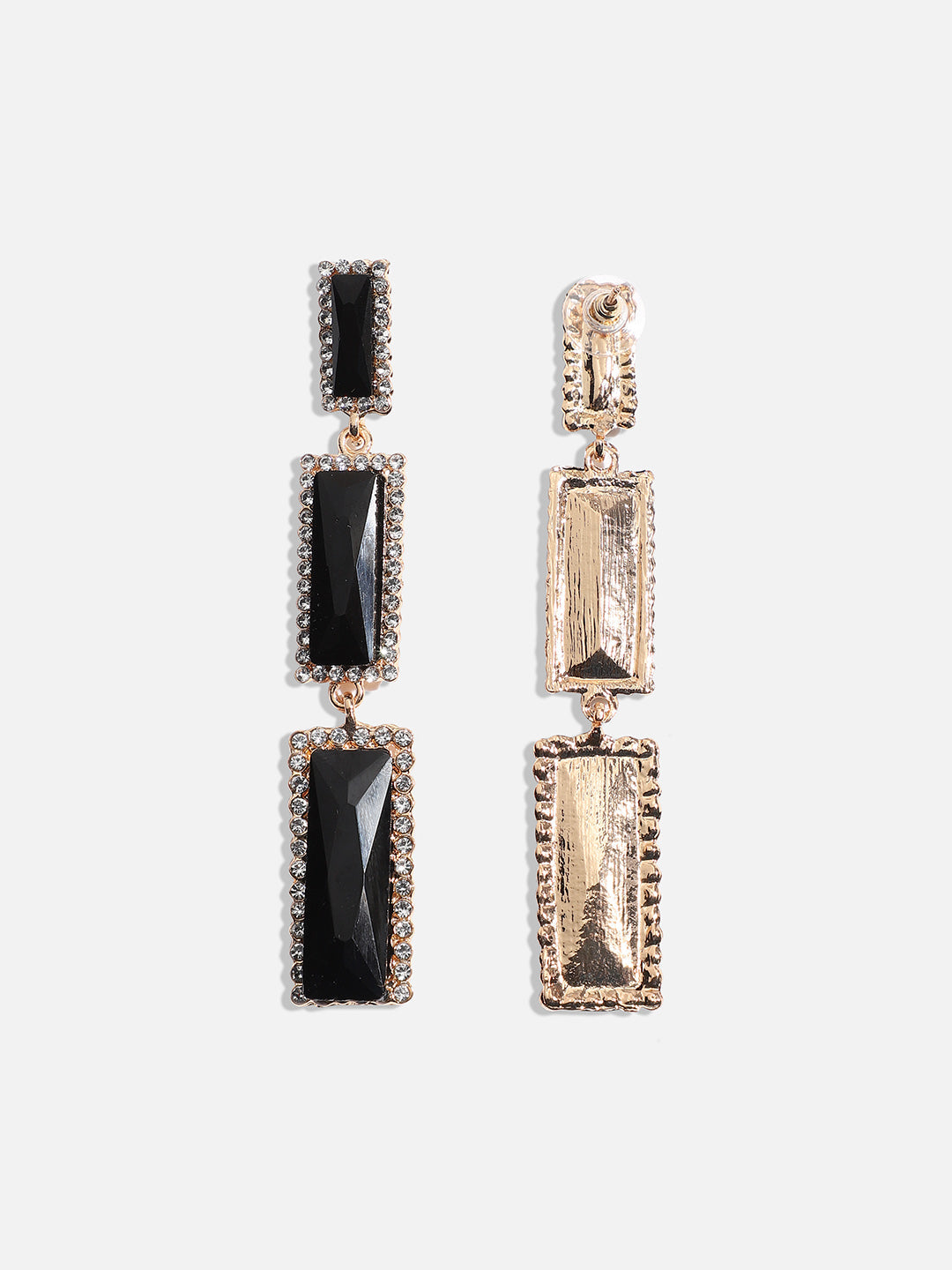 Gold-Plated Drop Earrings