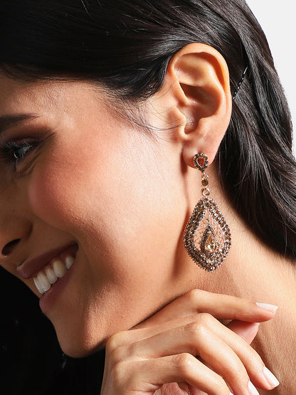 Gold-Plated Drop Earrings