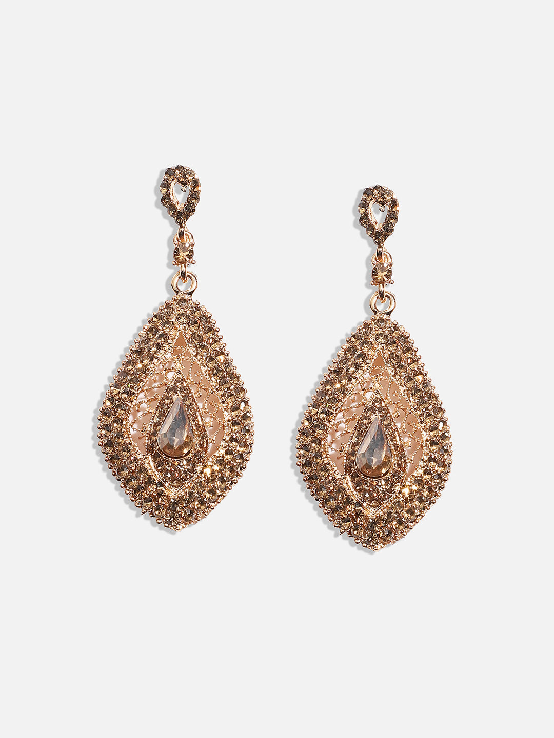 Gold-Plated Drop Earrings