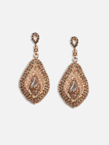 Gold-Plated Drop Earrings
