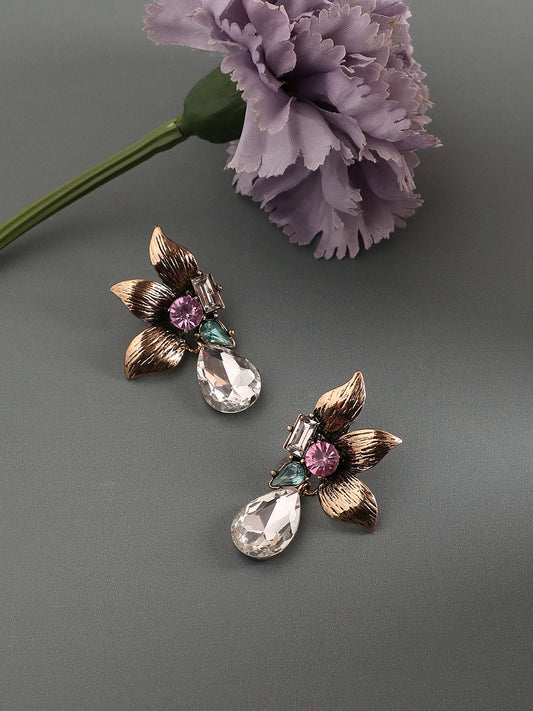 Gold-Plated Drop Earrings