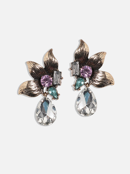 Gold-Plated Drop Earrings