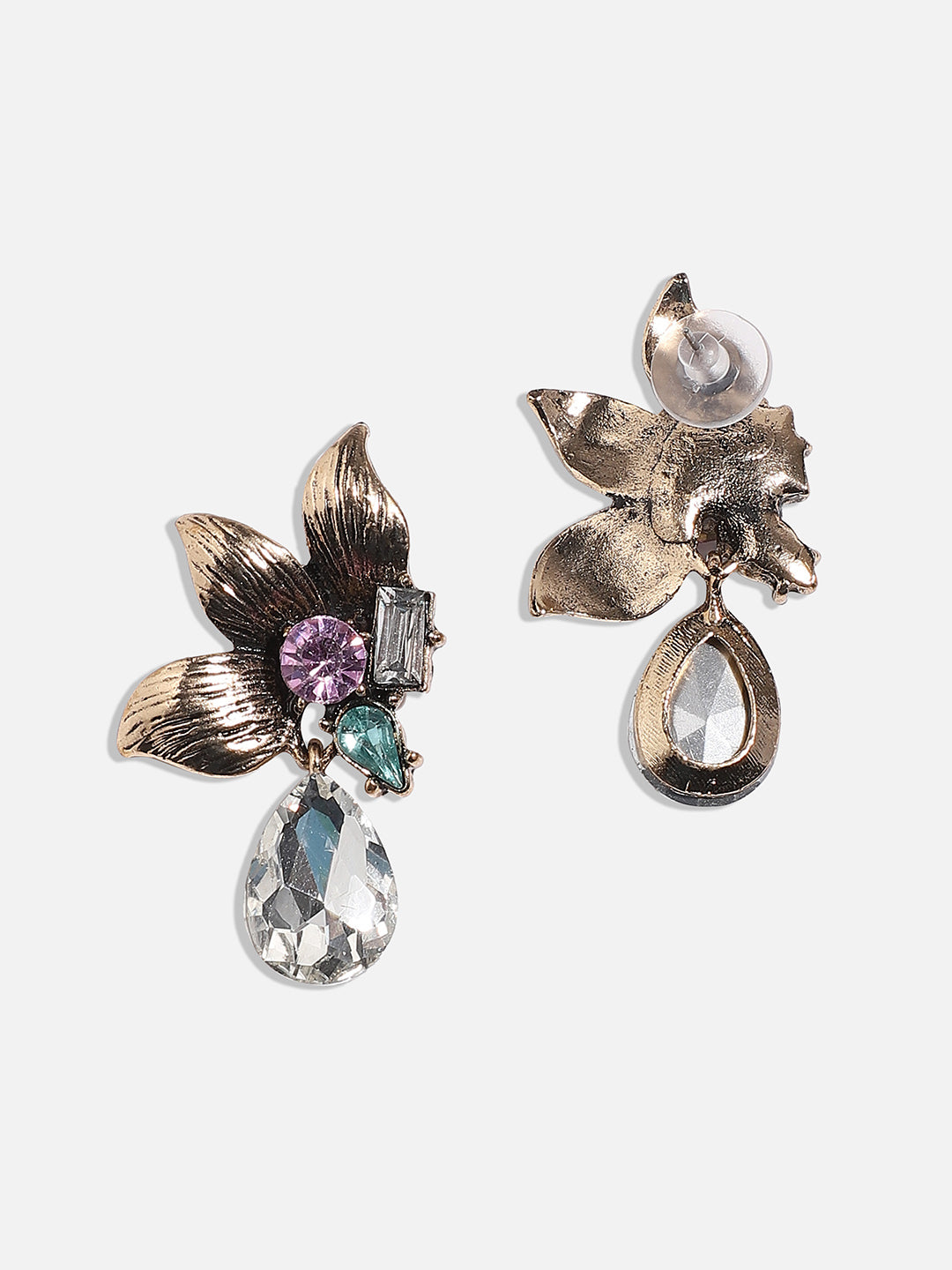 Gold-Plated Drop Earrings