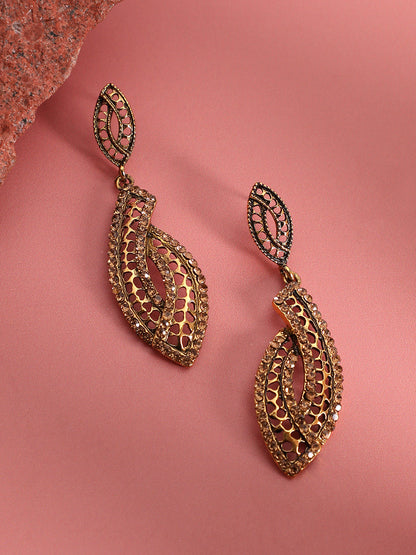 Gold-Plated Drop Earrings