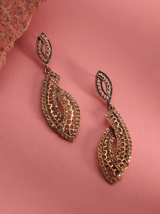 Gold-Plated Drop Earrings