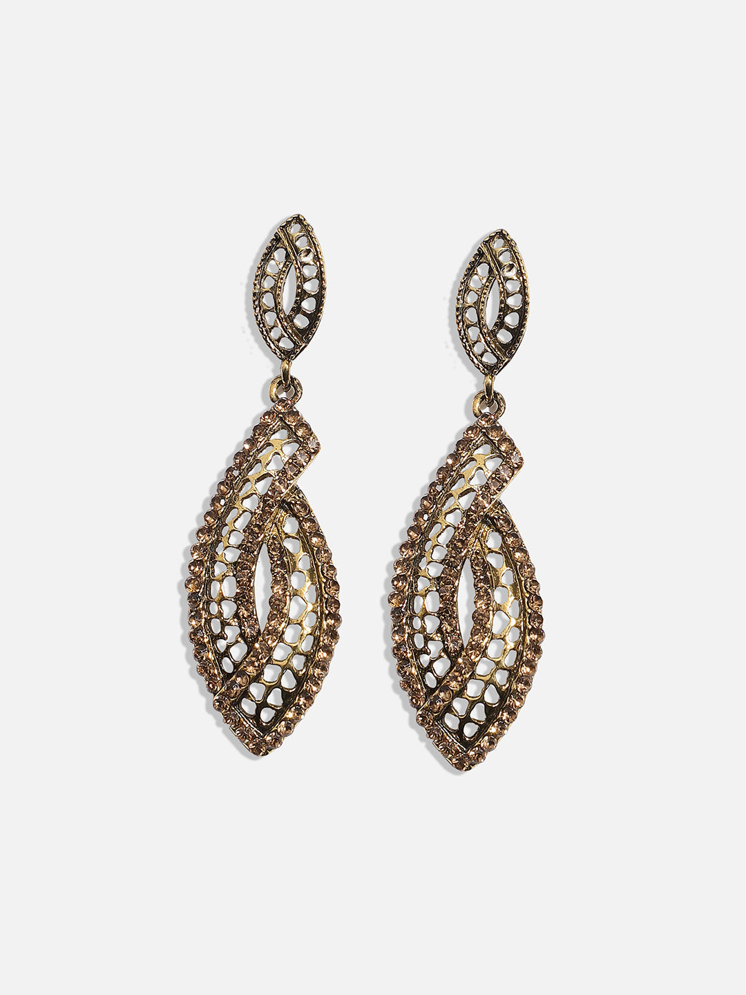 Gold-Plated Drop Earrings