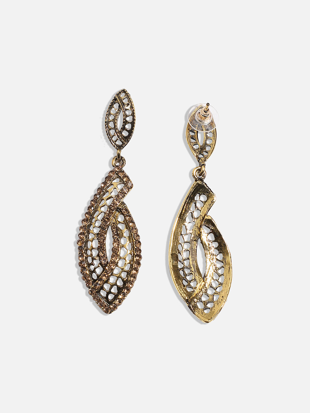 Gold-Plated Drop Earrings