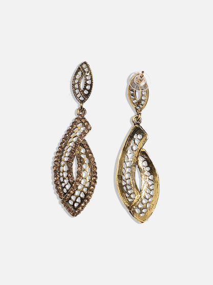 Gold-Plated Drop Earrings