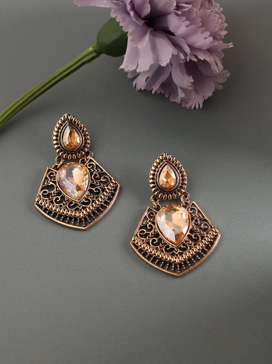 Gold-Plated Drop Earrings