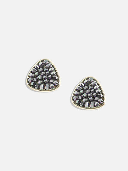 Gold Plated Stone Studded Studs Earrings