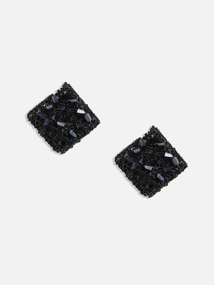 Silver-Plated Contemporary Studs Earrings