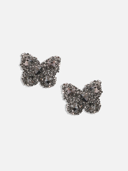 Silver-Plated Contemporary Stud Earrings