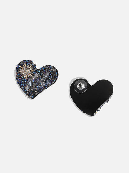 Heart Shaped Stud Earrings