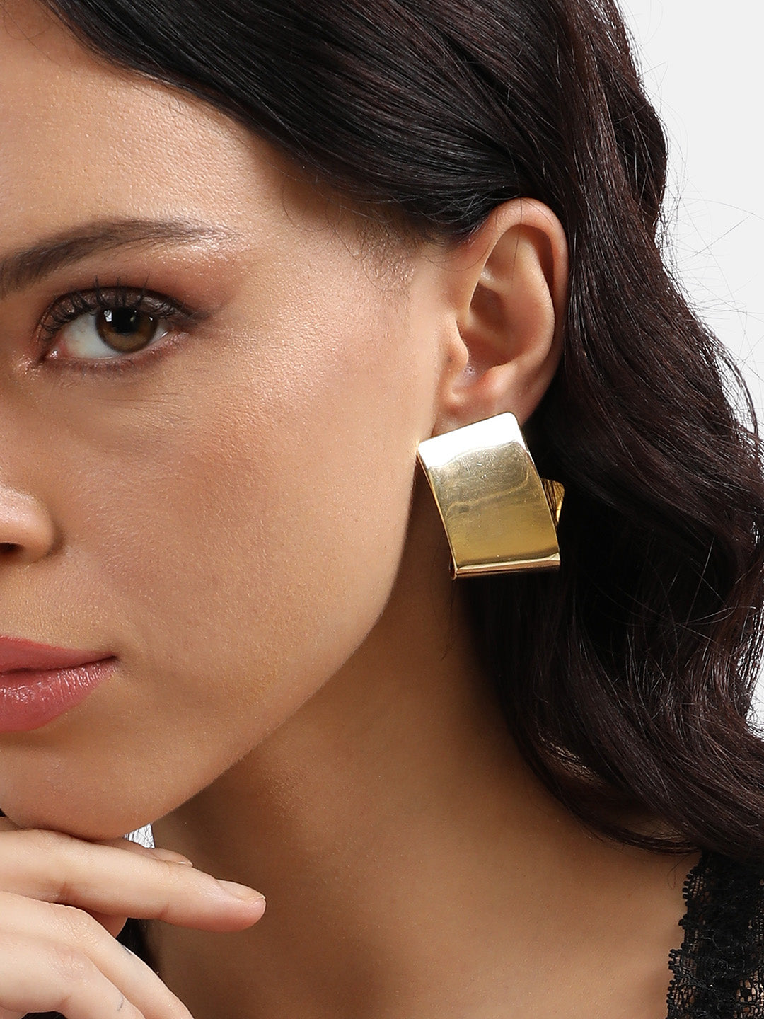 Gold Plated Drop Earrings