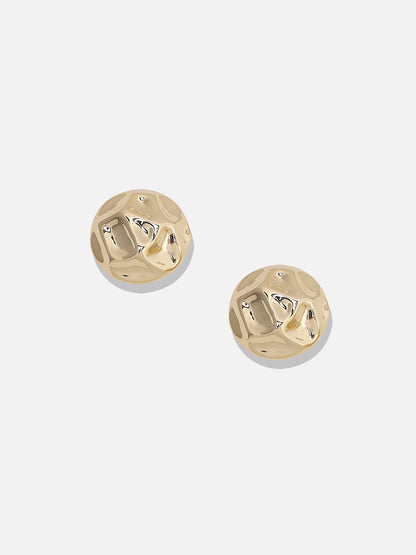 Gold-Plated Contemporary Studs Earrings