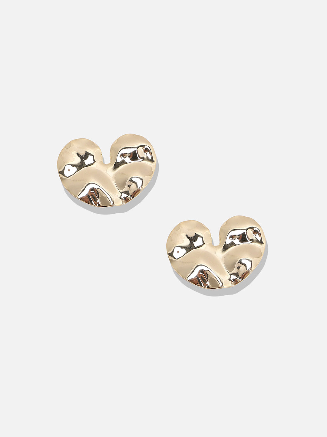 Gold-Plated Contemporary Studs Earrings