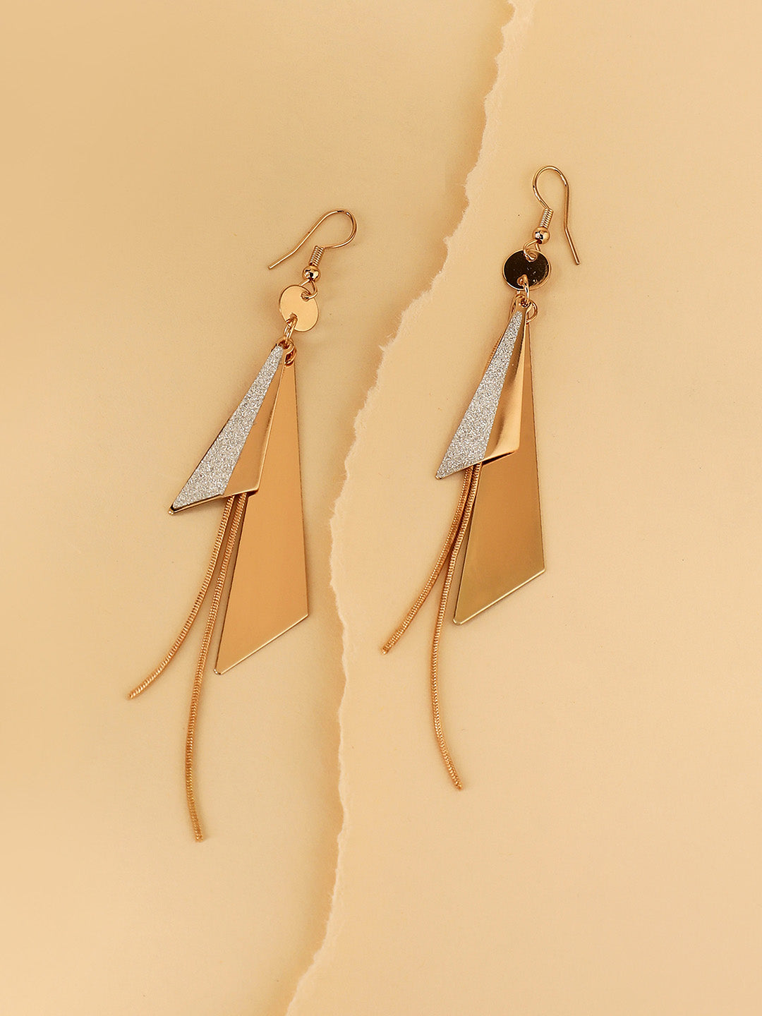 Gold Plated Drop Earrings