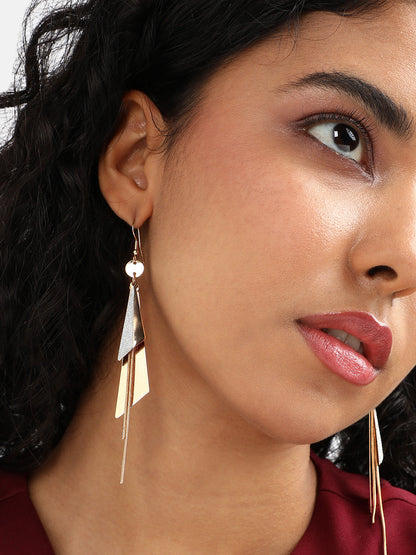 Gold Plated Drop Earrings