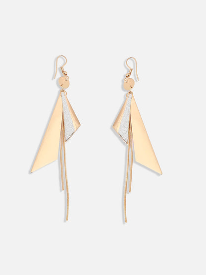 Gold Plated Drop Earrings