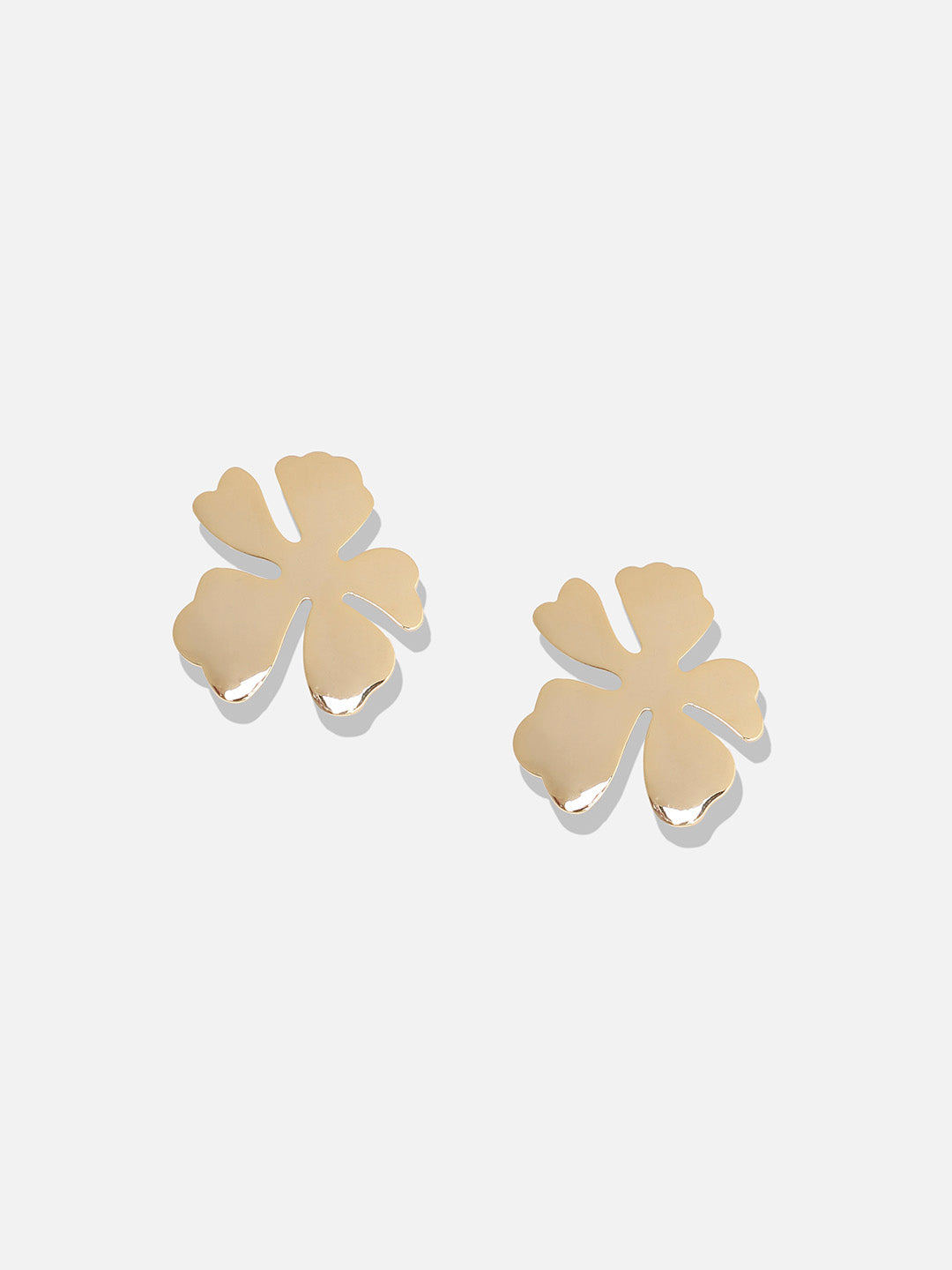 Gold-Plated Contemporary Studs Earrings