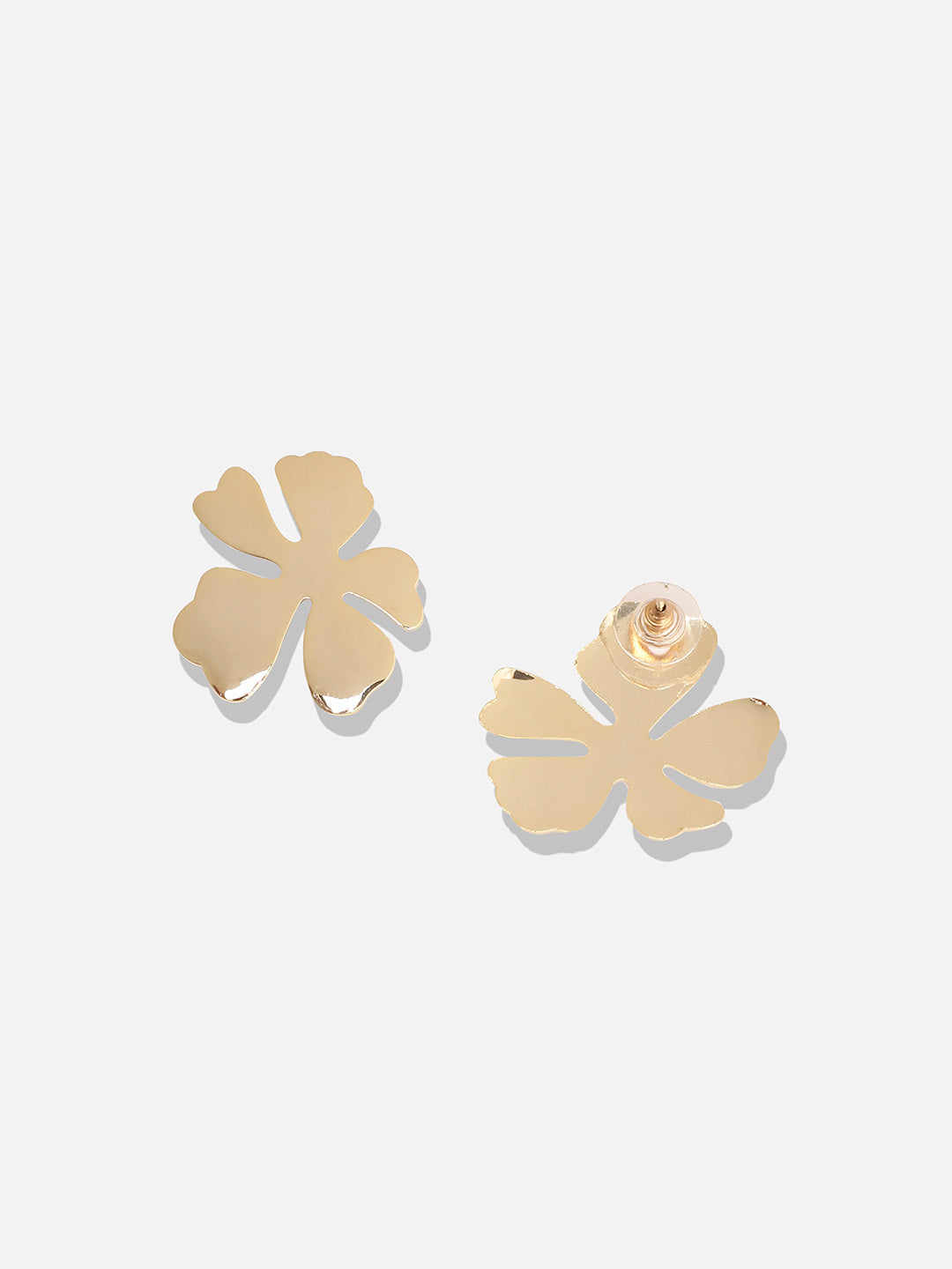 Gold-Plated Contemporary Studs Earrings