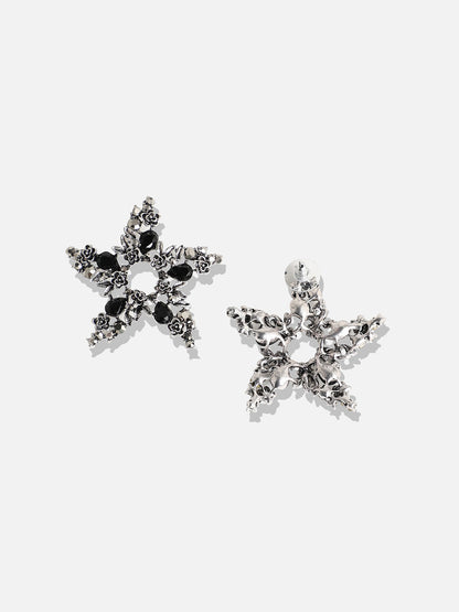 Silver-Plated Contemporary Studs Earrings