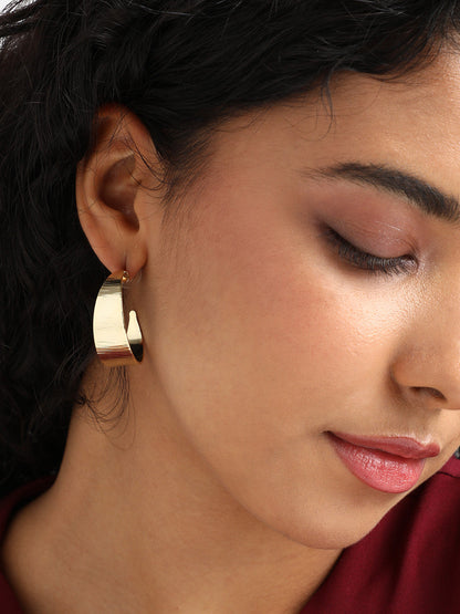 Contemporary Hoop Earrings