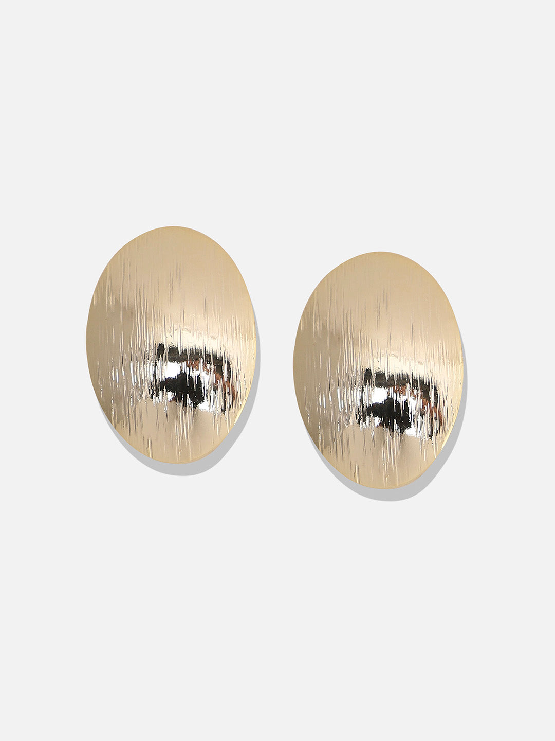 Gold-Plated Alloy Studs Earrings