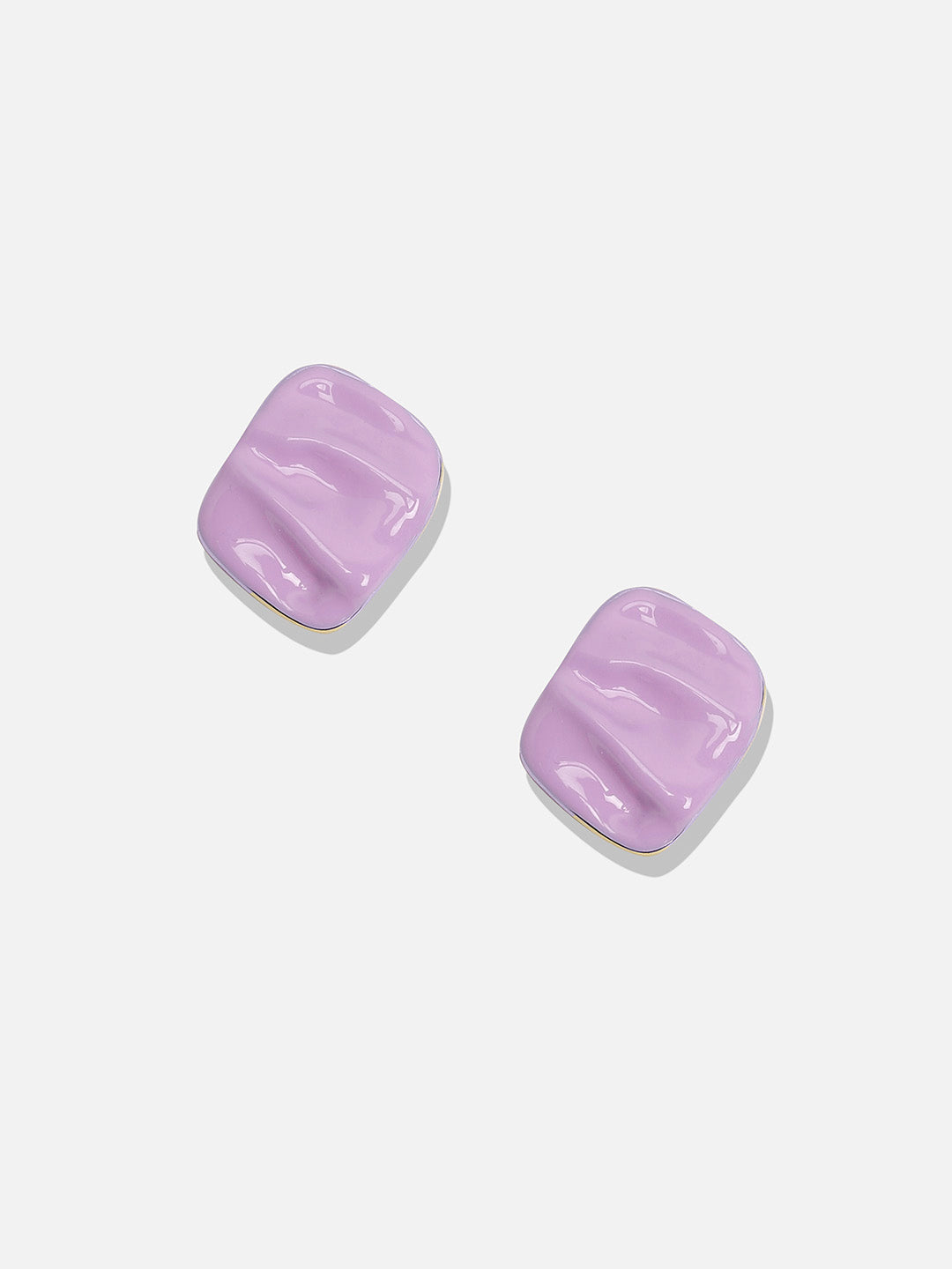 Gold-Plated Contemporary Studs Earrings