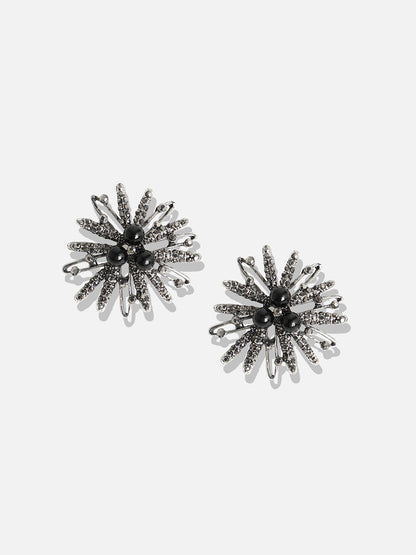 Silver-Plated Contemporary Studs Earrings