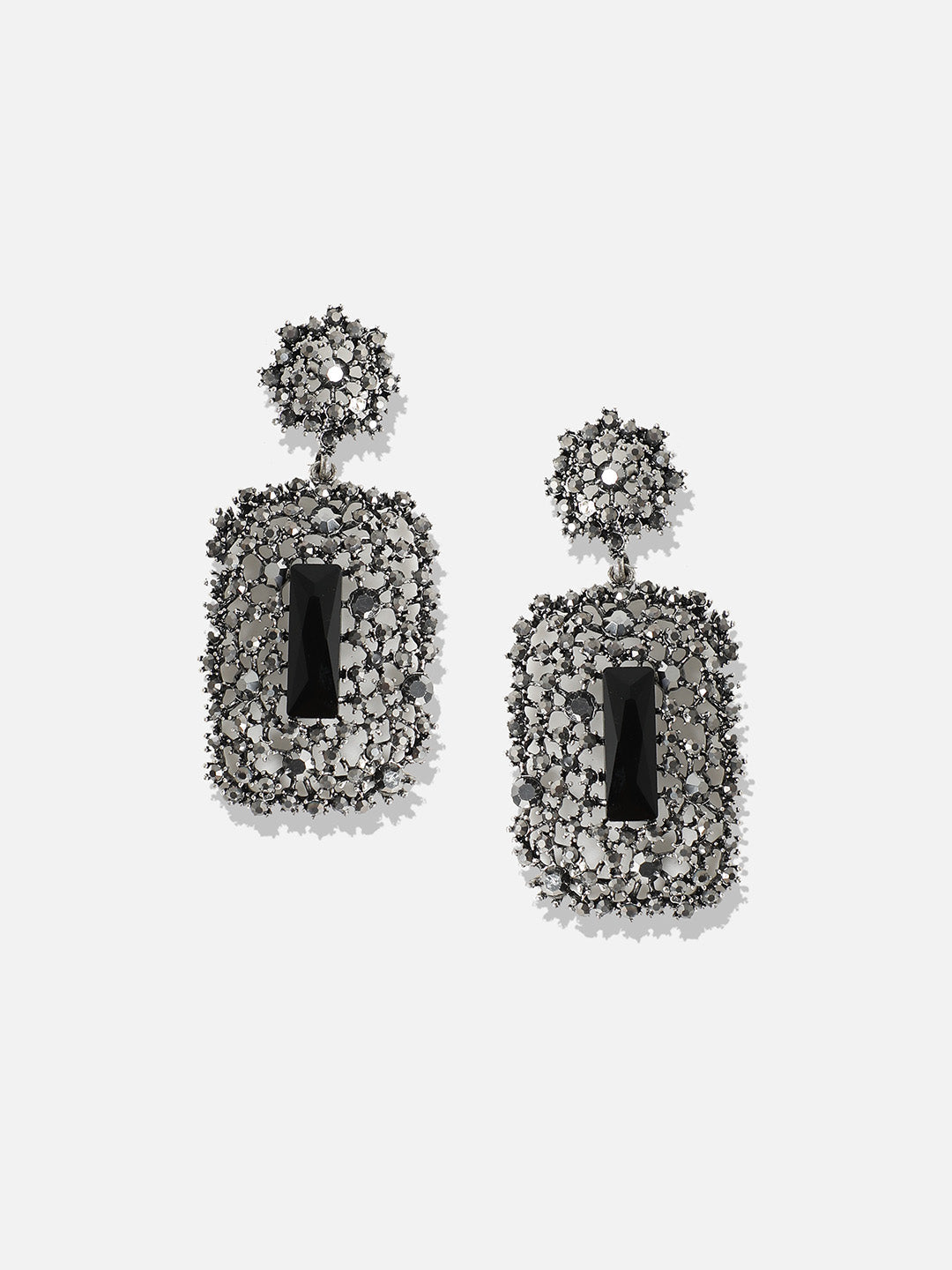 Silver-Plated Contemporary Ear Cuff Earrings