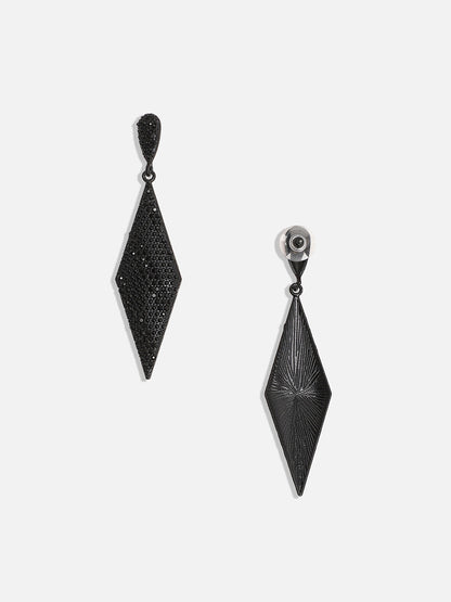 Stone Studded Drop Earrings