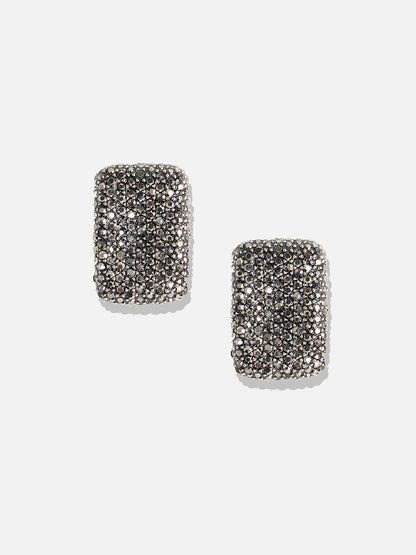 Silver-Plated Contemporary Stud Earrings