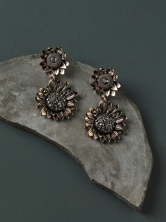 Artificial Stones Contemporary Drop Earrings