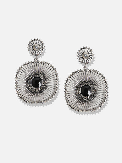 Silver-Plated Drop Earrings