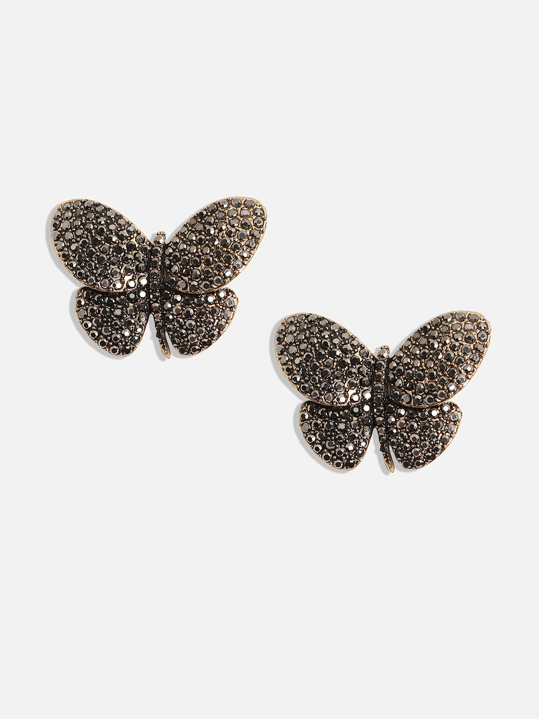Silver-Plated Contemporary Studs Earrings