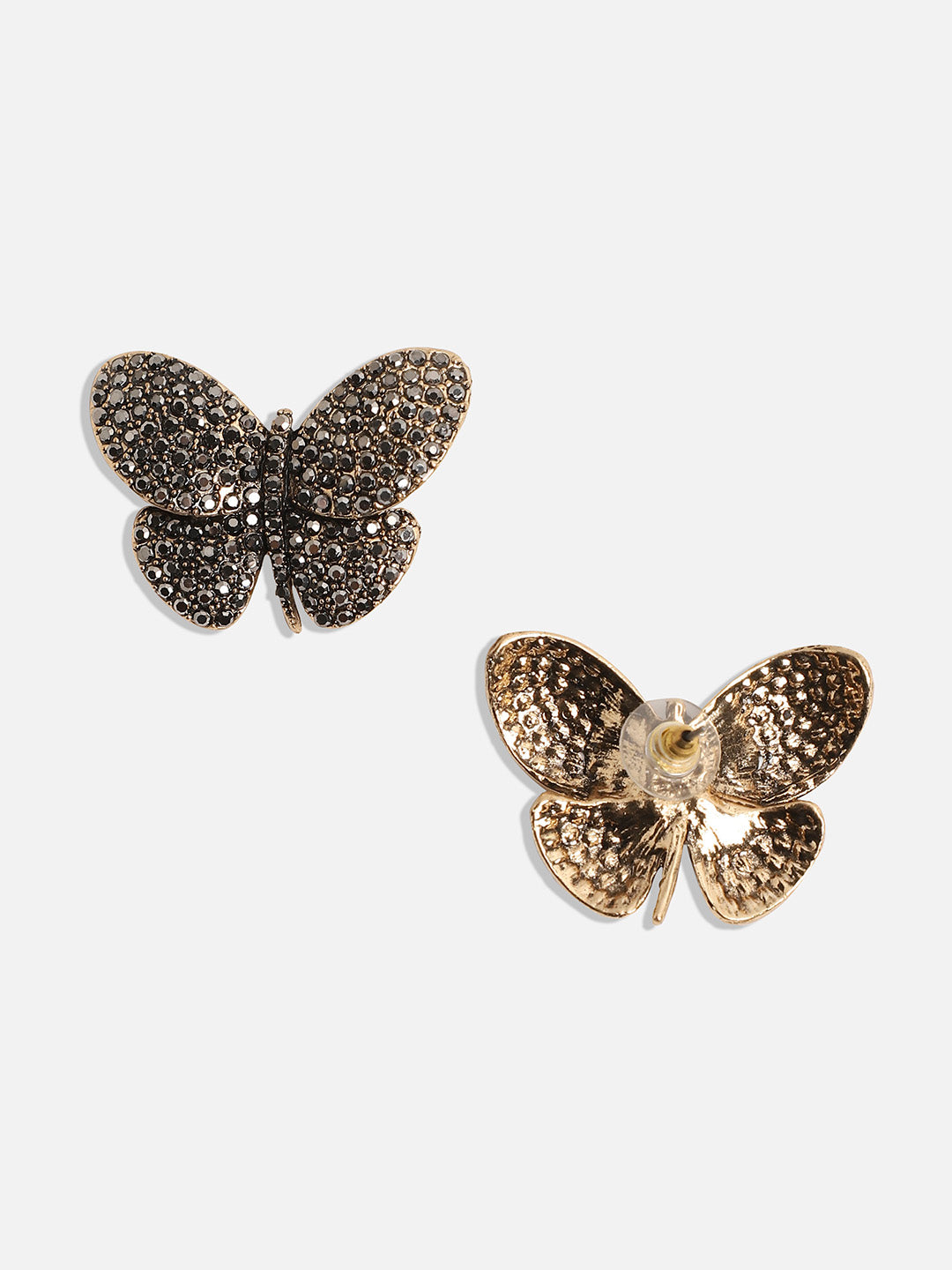 Silver-Plated Contemporary Studs Earrings