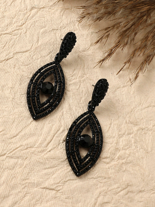 Contemporary Artificial Stones Drop Earrings
