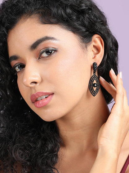 Contemporary Artificial Stones Drop Earrings