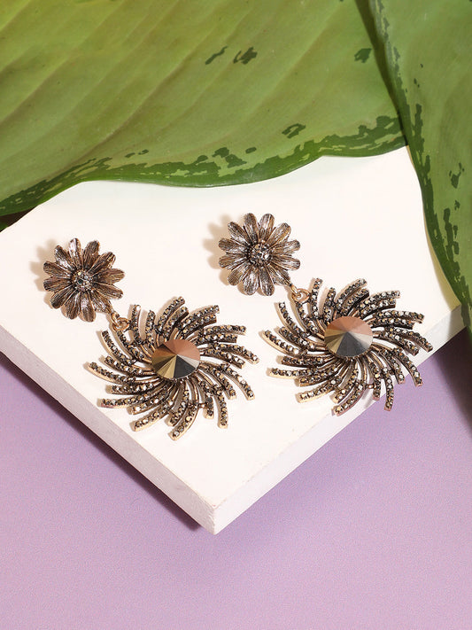 Gold Plated Drop Earrings